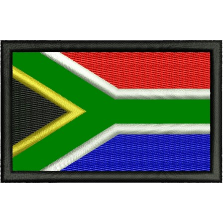 Patch Bandeira da África do Sul - 8x5 cm