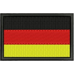Patch Bandeira da Alemanha - 8x5 cm