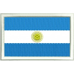 Patch Bandeira da Argentina - 8x5 cm