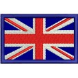 Patch Bandeira da Grã Bretanha - 8x5 cm
