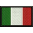 Patch Bandeira da Itália - 8x5 cm