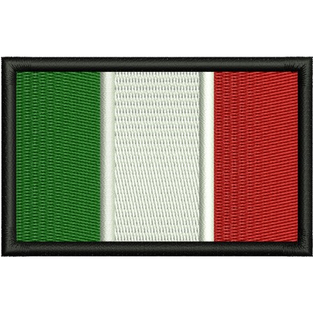 Patch Bandeira da Itália - 8x5 cm