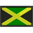 Patch Bandeira da Jamaica - 8x5 cm