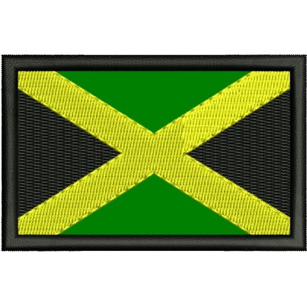 Patch Bandeira da Jamaica - 8x5 cm