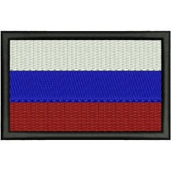 Patch Bandeira da Rússia - 8x5 cm