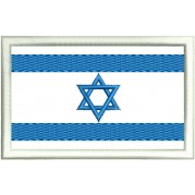 Patch Bandeira de Israel  - 8x5 cm