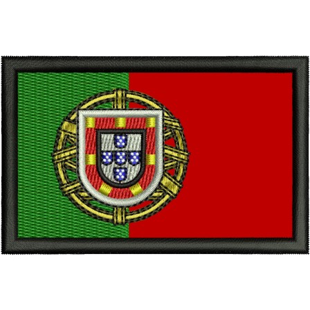 Patch Bandeira de Portugal - 8x5 cm