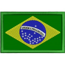 Patch Bandeira do Brasil- 8x5 cm