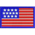 Patch Bandeira do Estados Unidos - 8x5 cm