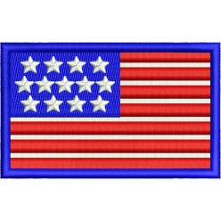 Patch Bandeira do Estados Unidos - 8x5 cm