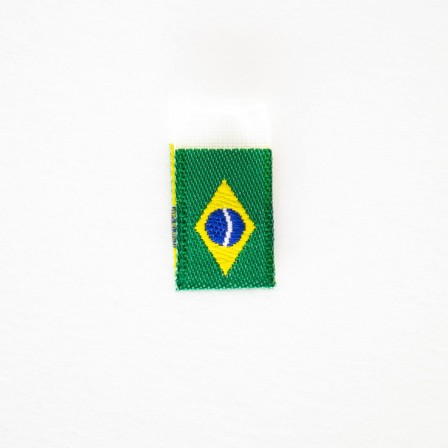 Etiquetas bandeirinha (lateral) Alta Definição - Brasil - 100 unid
