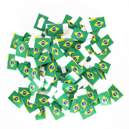 Etiquetas bandeirinha (lateral) Alta Definição - Brasil - 500 unid