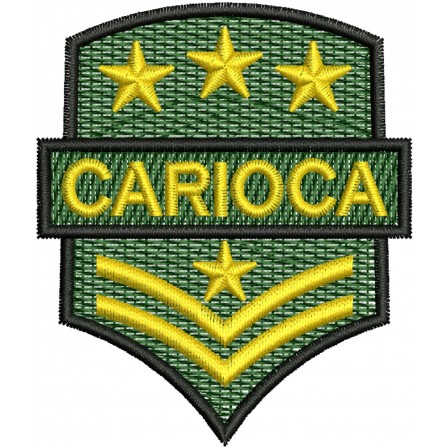 Patch "Carioca" 8,5 x 7 CM- Termocolante