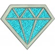 Patch "Diamante" 8,3 x 7 CM- Termocolante