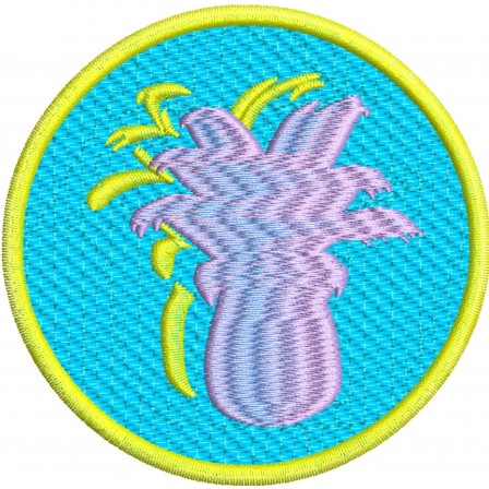 Patch "Abacaxi Summer"  10 x 10 CM- Termocolante