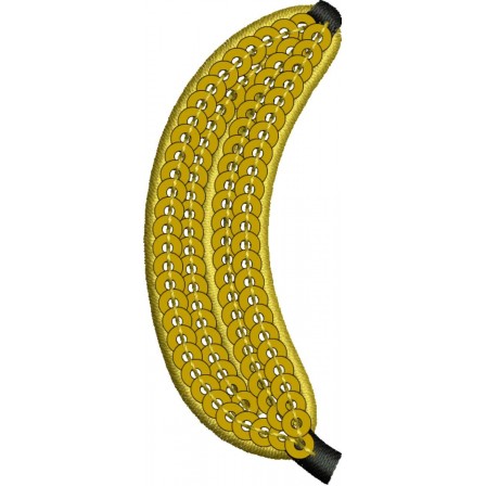 Patch "Banana" 6,5 x 2,5 CM- Termocolante