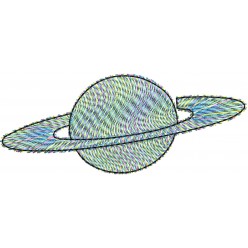 Patch Saturno 10 X 4 Cm