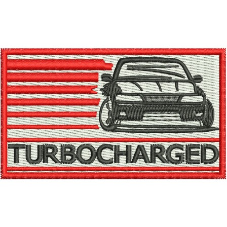 Patch "Turbo Charger" 8,5 X 5 Cm