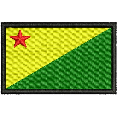 Patch Bandeira Acre 8 X 5 Cm