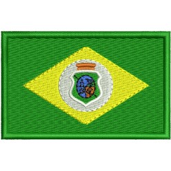 Patch Bandeira Ceará 8 X 5 Cm