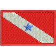 Patch Bandeira Pará 8 X 5 Cm