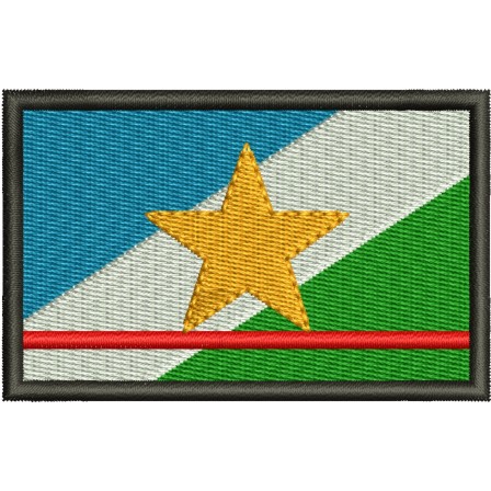 Patch Bandeira Roraima 8 X 5 Cm