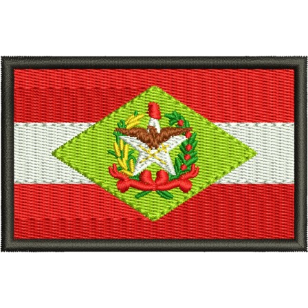 Patch Bandeira Santa Catarina 8 X 5 Cm