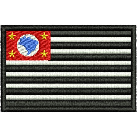 Patch Bandeira São Paulo 8 X 5 Cm