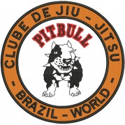 Patch Jiu-Jitsu "Pitbull" 22 X 22 Cm