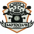 Patch Moto Club 8 X 7,7 Cm