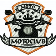 Patch Moto Club 8 X 7,7 Cm
