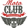 Patch Moto Club 9,2 X 9,8 Cm