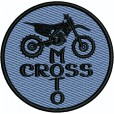 Patch Moto Cross 9 X 9 Cm