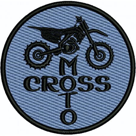 Patch Moto Cross 9 X 9 Cm