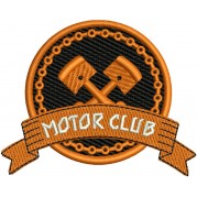 Patch Moto Club 9 X 7 Cm