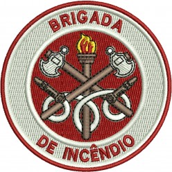 Patch Brigada do Incêndio 7,5 x 7,5 Cm