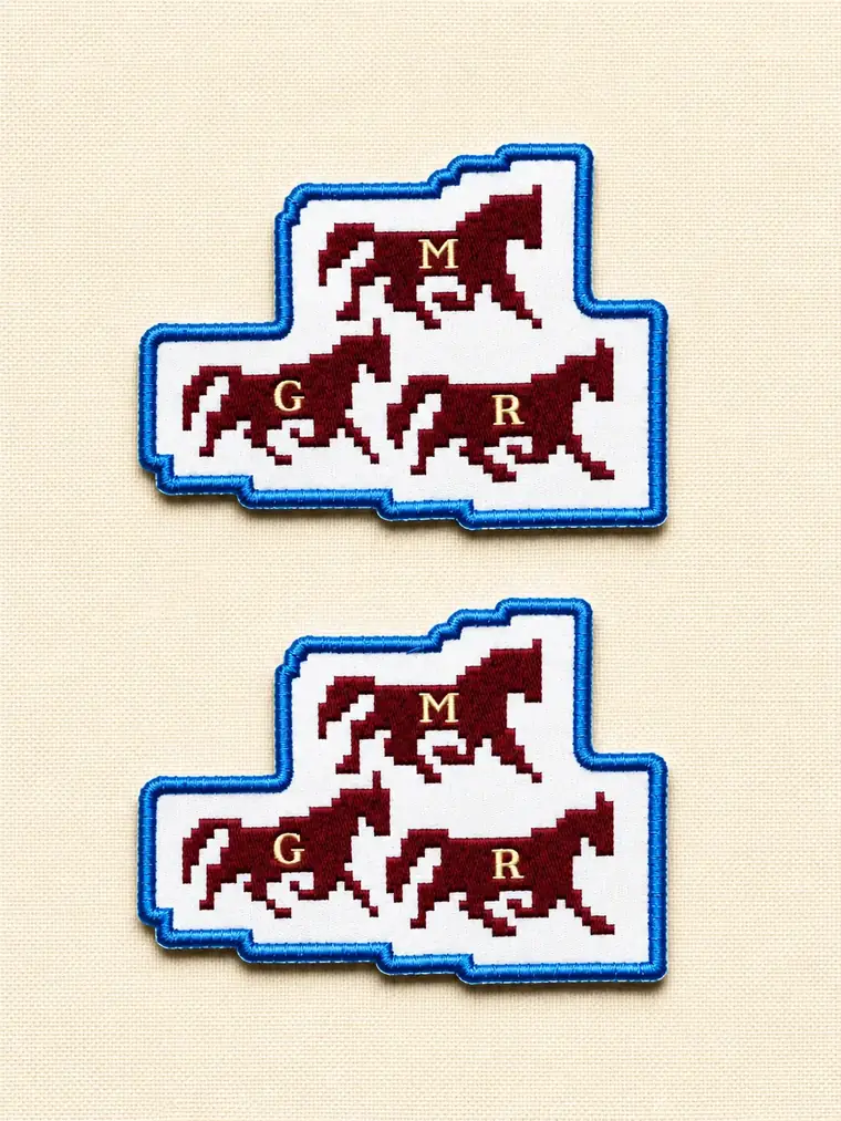 Patch cortado a laser com bordas seladas